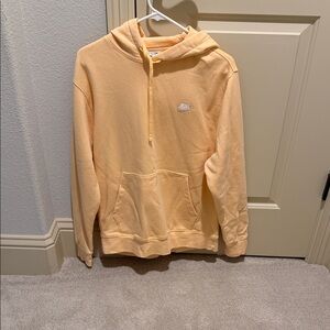 Nike Men's Light Orange Hoodie Sweatshirt large NWOT
